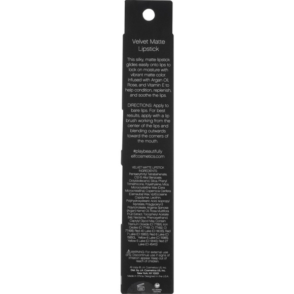 NWT e.l.f. Velvet Matte Lipstick Flirty Flamingo, .14 oz - Picture 4 of 7